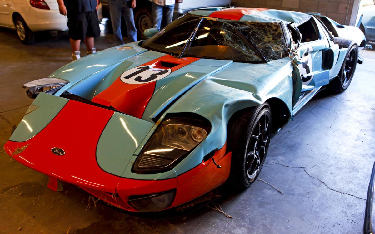 Discovery Automotive - Wrecks Customers Heritage Ford GT ...