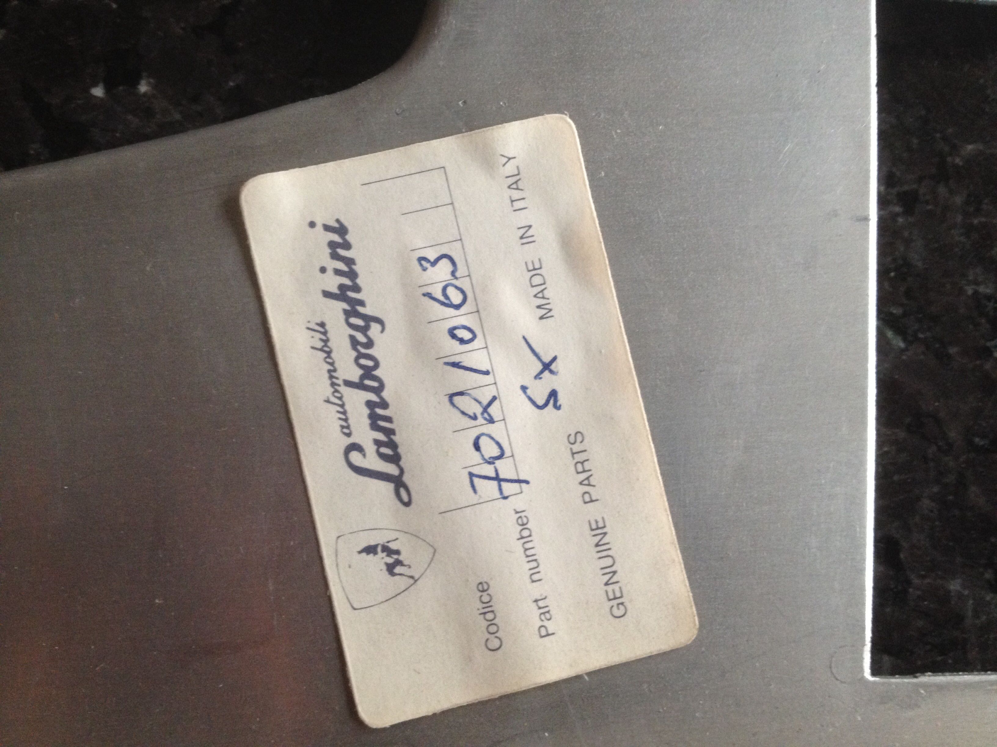 FS: Lamborghini parts for Countach, Diablo, and some vintage Models