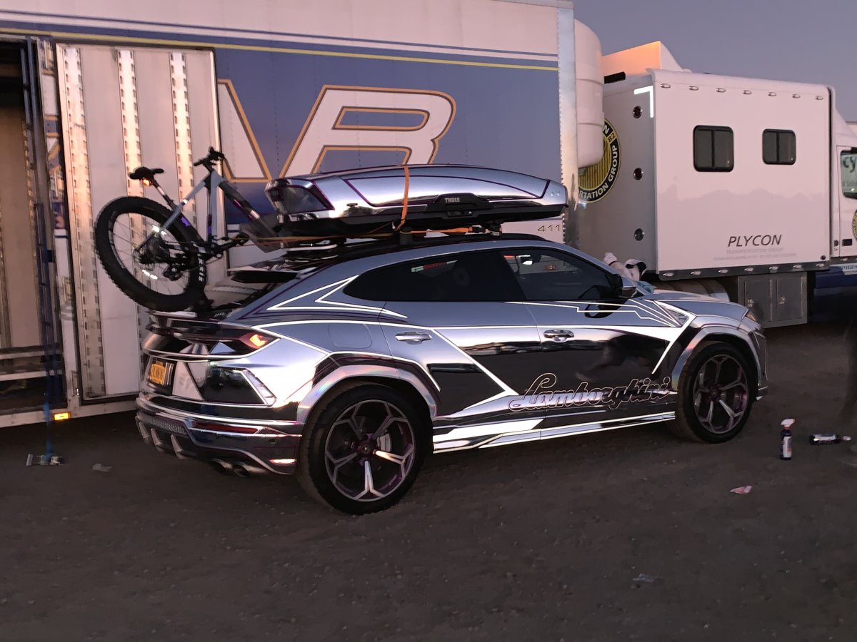 lamborghini bike rack