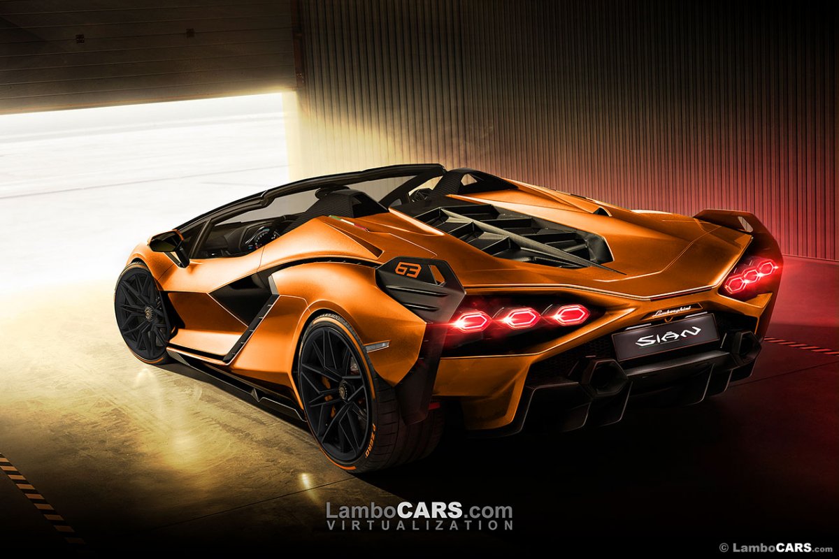 Lamborghini Sian салон